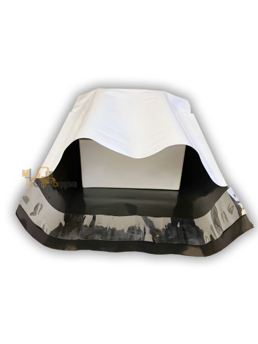 Курьерский пакет белый 100*150+40, 50 мкм, без лого, без кармана (100 шт/уп)