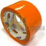 Упаковочная клейкая лента цветная 48мм*50м, 45 мкм (Оранжевый) - 12 рул