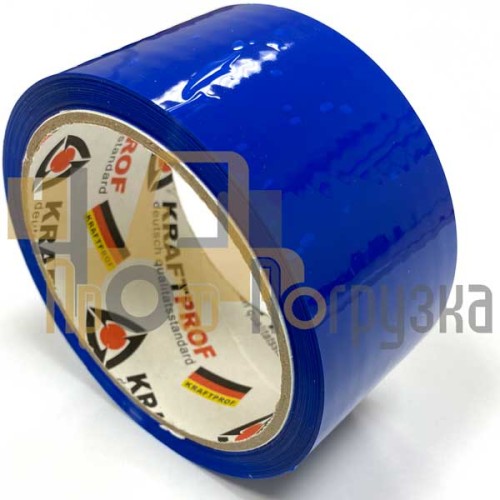 Упаковочная клейкая лента цветная 48мм*50м, 45 мкм (Синий) - 36 рул