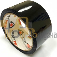 Упаковочная клейкая лента цветная 48мм*50м, 45 мкм (Черный)