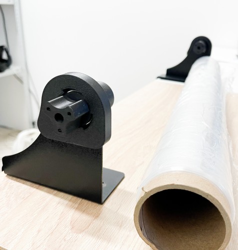 Диспенсер для стрейч пленки (оброллер), с настольным креплением, черный, ПрофПогрузка