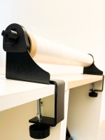 Диспенсер для стрейч пленки (оброллер), с настольным креплением, черный, ПрофПогрузка