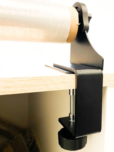 Диспенсер для стрейч пленки (оброллер), с настольным креплением, черный, ПрофПогрузка