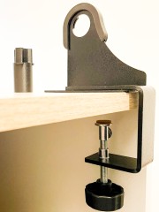 Диспенсер для стрейч пленки (оброллер), с настольным креплением, черный, ПрофПогрузка