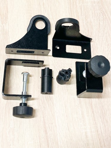 Диспенсер для стрейч пленки (оброллер), с настольным креплением, черный, ПрофПогрузка