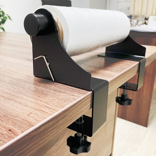 Диспенсер для стрейч пленки 25 см (оброллер), с настольным креплением,черный, ПрофПогрузка