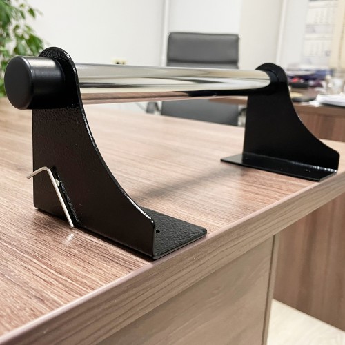 Диспенсер для стрейч пленки 25 см (оброллер), настольный (настенный),черный, ПрофПогрузка