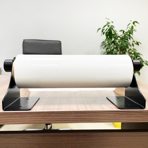 Диспенсер для стрейч пленки 25 см (оброллер), настольный (настенный),черный, ПрофПогрузка