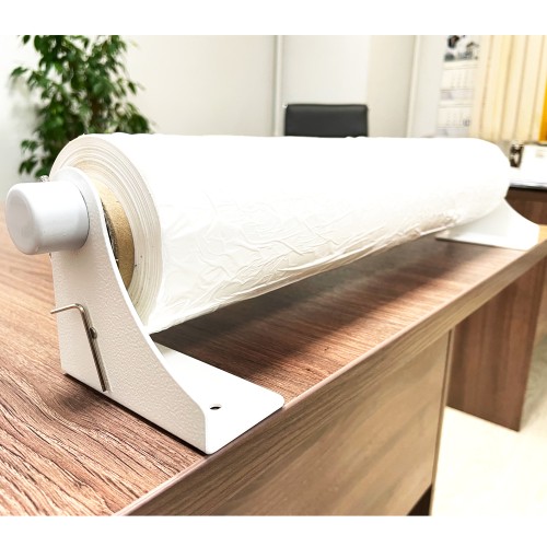 Диспенсер для стрейч пленки 50 см (оброллер), настольный (настенный), белый, ПрофПогрузка