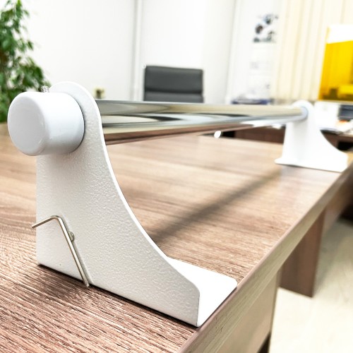 Диспенсер для стрейч пленки 50 см (оброллер), настольный (настенный), белый, ПрофПогрузка