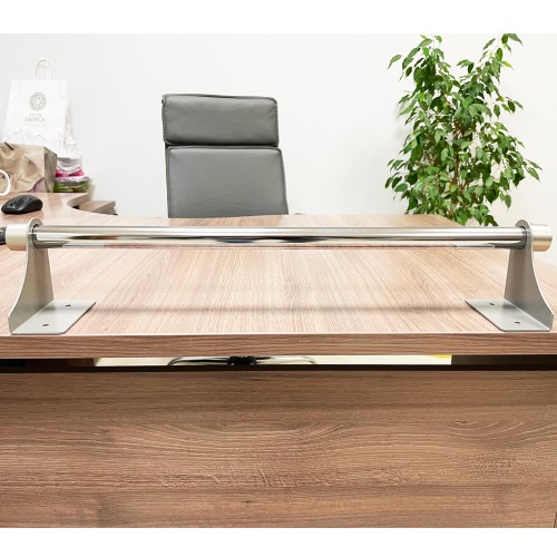 Диспенсер для стрейч пленки 50 см (оброллер), настольный (настенный), серый, ПрофПогрузка