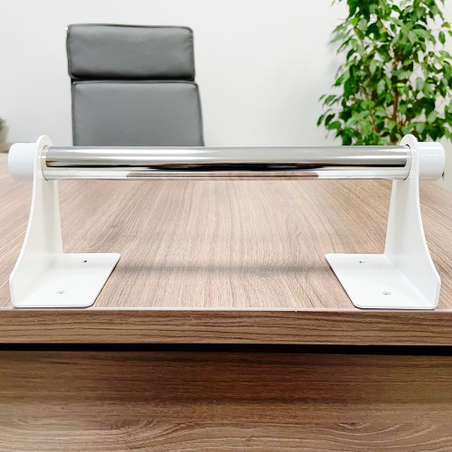 Диспенсер для стрейч пленки 25 см (оброллер), настольный (настенный),белый, ПрофПогрузка