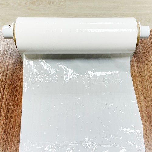 Диспенсер для стрейч пленки 25 см (оброллер), настольный (настенный),белый, ПрофПогрузка