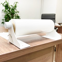 Диспенсер для стрейч пленки 25 см (оброллер), настольный (настенный),белый, ПрофПогрузка
