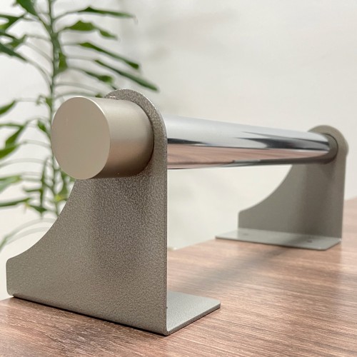 Диспенсер для стрейч пленки 25 см (оброллер), настольный (настенный),серый, ПрофПогрузка