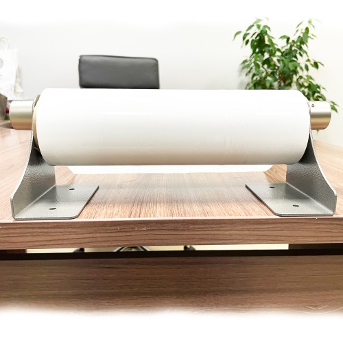 Диспенсер для стрейч пленки 25 см (оброллер), настольный (настенный),серый, ПрофПогрузка