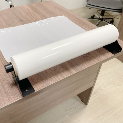 Диспенсер для стрейч пленки 50 см (оброллер), настольный (настенный), черный, ПрофПогрузка