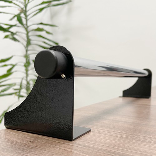 Диспенсер для стрейч пленки 50 см (оброллер), настольный (настенный), черный, ПрофПогрузка