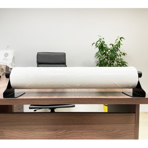 Диспенсер для стрейч пленки 50 см (оброллер), настольный (настенный), черный, ПрофПогрузка