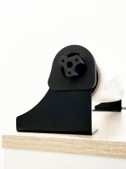 Диспенсер для стрейч пленки (оброллер), настольный (настенный), черный, ПрофПогрузка