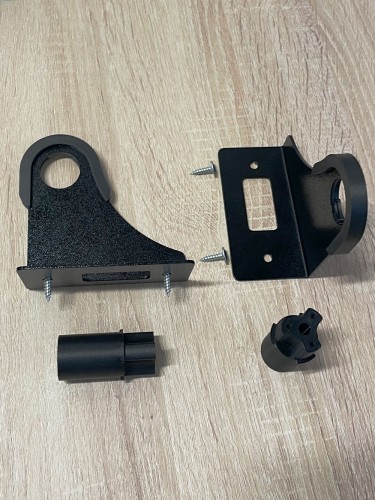 Диспенсер для стрейч пленки (оброллер), настольный (настенный), черный, ПрофПогрузка